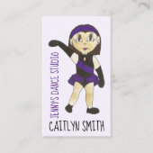 Carte De Visite Chorégraphe de professeur de danse de jazz personn (Devant)