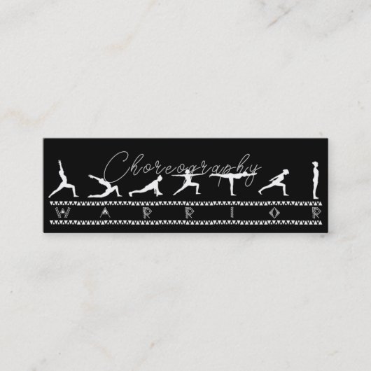 Carte de visite chorégraphique (Devant)