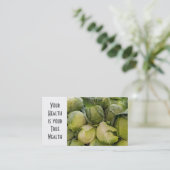 Carte De Visite Chou Frais Au Marché (Debout devant)