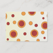 Carte De Visite Chouette (Dos)