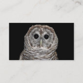 Carte De Visite Chouette barrée (Dos)