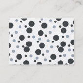 Carte De Visite Chouette Bébé Bleue (Dos)