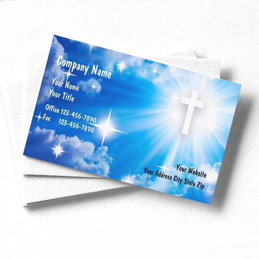 Carte de visite chrétien