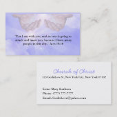 Carte de visite chrétien (Devant / Derrière)