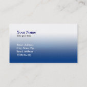 Carte de visite chrétien bleu (Dos)