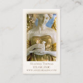 Carte de visite chrétienne de guérison angélique (Dos)