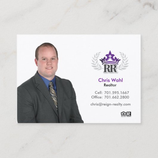 Carte De Visite Chris Wahl (Dos)