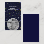Carte De Visite Christ, lune et étoiles (Devant / Derrière)