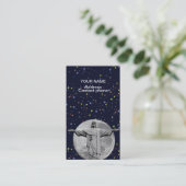 Carte De Visite Christ, lune et étoiles (Debout devant)