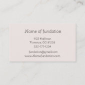 Carte De Visite Christian Artwork Le bon samaritain (Dos)