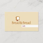Carte De Visite Christian Bread Logo | Bakery Cafe Fellowship (Devant)