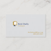 Carte De Visite Christian Bread Logo | Bible Teacher Blogger (Devant)