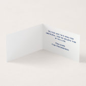 Carte De Visite Christian Church Pastor Moderne Turquoise Nature (Intérieur)