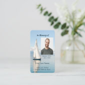 Carte De Visite Christian Keepsaké marin, Voilier, Voile (Debout devant)