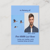 Carte De Visite Christian Memorial Keepsake Canada Goose Outdoors (Devant)