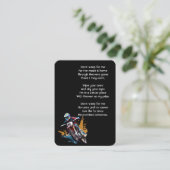 Carte De Visite Christian Memorial  Motocross Motorcycle Racing  (Debout devant)