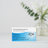 Carte De Visite Christian Modern Business Cards Design (Debout devant)
