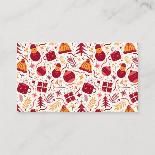 Carte De Visite Christmas Decor  (Devant)
