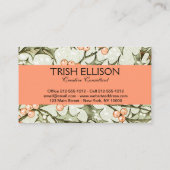 Carte De Visite Christmas Holly Jolie Antique Salutation (Dos)