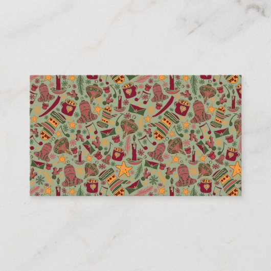 Carte De Visite Christmas Ornaments 2 (Devant)