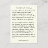 Carte De Visite Christmas St. Nicholas. Baby Jesus Feast Day (Dos)