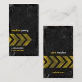 CARTE DE VISITE CHROMATOGRAPHIE GAZEUSE %PIPE% MACKDADDY CONCRET (Devant / Derrière)