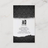 Carte De Visite Chroniqueur Écrasage papier Damas Édition (Dos)