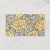 Carte De Visite Chrysanthème de William Morris (Dos)