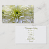 CARTE DE VISITE CHRYSANTHEMUM (Devant / Derrière)