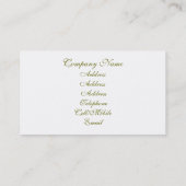 CARTE DE VISITE CHRYSANTHEMUM (Dos)