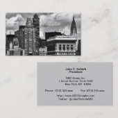 Carte De Visite Chrysler construisant, bâtiment de Flatiron, (Devant / Derrière)