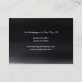 Carte De Visite Chubby Bold Texte tendance (Dos)