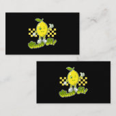 Carte De Visite Chuck It Green Lime Lemon Love Funny Mexican Party (Devant / Derrière)