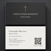 Carte De Visite Church Pastor QR Code