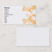 Carte De Visite Chute (Devant / Derrière)