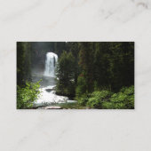 Carte De Visite Chutes de Virginie au parc national Glacier (Dos)