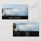 Carte De Visite chutes du Niagara (Devant / Derrière)