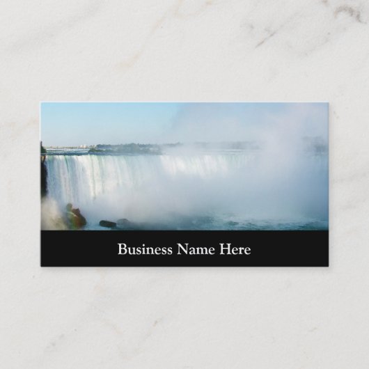 Carte De Visite chutes du Niagara (Devant)
