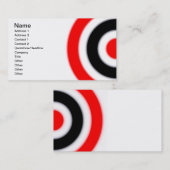 Carte De Visite Cible (Devant / Derrière)