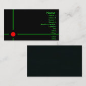 Carte de visite cible (Devant / Derrière)