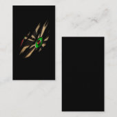 Carte De Visite Cible de flechettes de lancement de fléchettes du (Devant / Derrière)