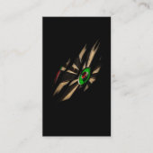 Carte De Visite Cible de flechettes de lancement de fléchettes du (Devant)