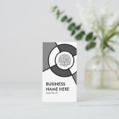 Carte De Visite cible du logo (Debout devant)