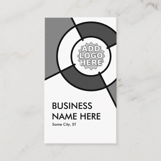 Carte De Visite cible du logo (Devant)