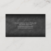 Carte de visite cible du magasin d'armes à feu (Dos)