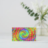 Carte De Visite Cible Tie-dye (Debout devant)