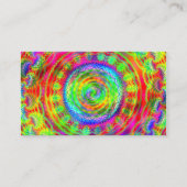 Carte De Visite Cible Tie-dye (Devant)