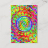 Carte De Visite Cible Tiedye (Devant)