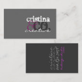 Carte De Visite Cie., Cristina, (Devant / Derrière)