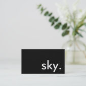 Carte De Visite ciel. (Debout devant)